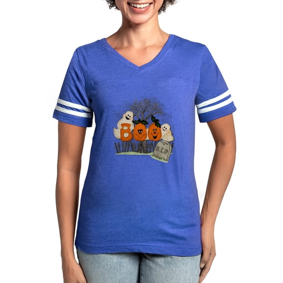 CafePress - BOO T Shirt - Womens Football Shirt