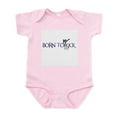 thumbnail image 1 of CafePress - BORN TO KICK Infant Bodysuit - Baby Light Bodysuit, Size Newborn - 24 Months, 1 of 4