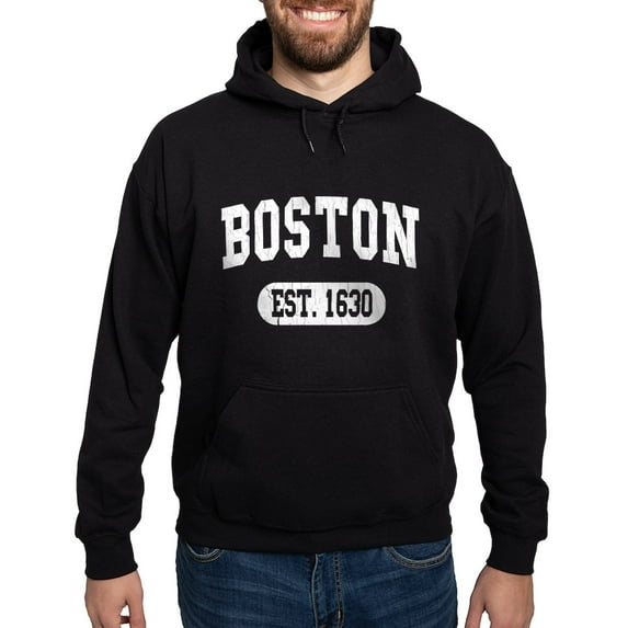 CafePress - BOSTON Est. 1630 Hoodie - Pullover Hoodie, Classic, Comfortable Hooded Sweatshirt