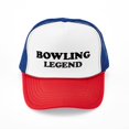 thumbnail image 1 of CafePress - BOWLING Legend - Adjustable Unisex Printed Trucker Hat with Mesh Back, 1 of 10