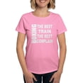 thumbnail image 1 of CafePress - BOXING THE BEST TRAIN THE RES Women's Dark T Shirt - Women's Traditional Fit Dark T-Shirt, 1 of 4