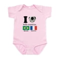 thumbnail image 1 of CafePress - BRAZIL FRANCE Infant Bodysuit - Baby Light Bodysuit, Size Newborn - 24 Months, 1 of 4