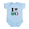 thumbnail image 1 of CafePress - BRAZIL FRANCE Infant Bodysuit - Baby Light Bodysuit, Size Newborn - 24 Months, 1 of 4