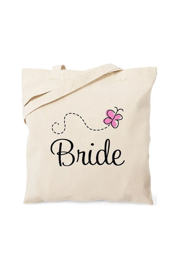 - BRIDE Tote Bag - Unisex Canvas Tote Bag, Beige, 1-Piece
