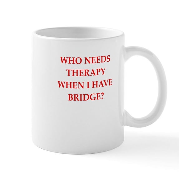 CafePress - BRIDGE Mugs - 11 oz Ceramic Mug - Novelty Coffee Tea Cup