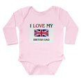 thumbnail image 1 of CafePress - BRITISH104201 Body Suit - Long Sleeve Cotton Baby Bodysuit, 1 of 4