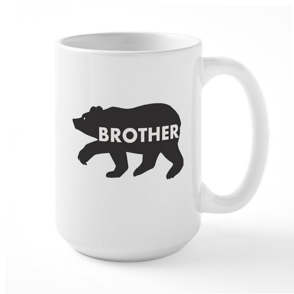 CafePress - BROTHER BEAR Mugs - 15 oz Ceramic Large White Novelty Mug
