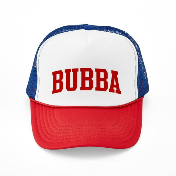 CafePress - BUBBA (Red) - Adjustable Unisex Printed Trucker Hat with Mesh Back