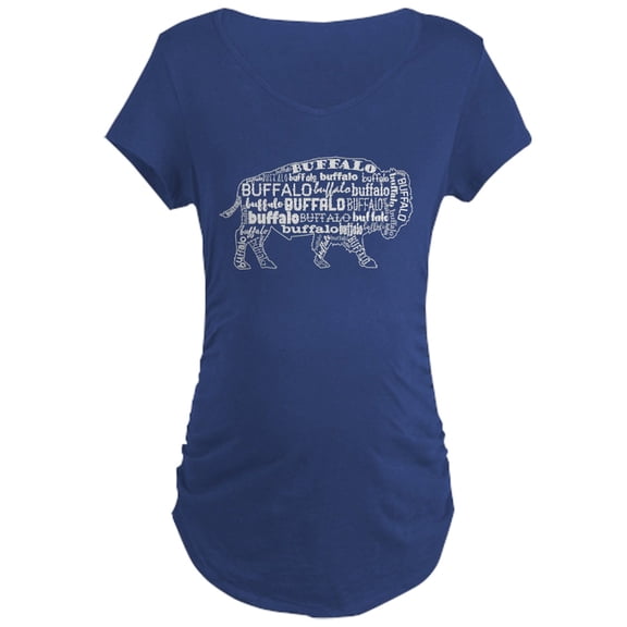 CafePress - BUFFALO Maternity Dark T Shirt - Maternity Dark T-Shirt