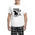 thumbnail image 1 of CafePress - BULL TERRIER DAD Men's Light Pajamas - Men's Light Loose Fit Cotton Pajama Set, 1 of 7