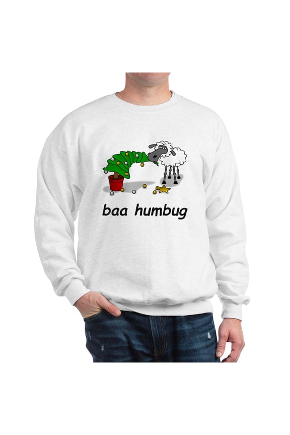 - Baa Humbug Sweatshirt - Crew Neck Sweatshirt