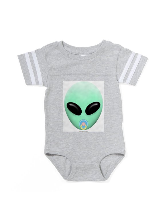 - Baby Alien - Cute Infant Baby Football Bodysuit