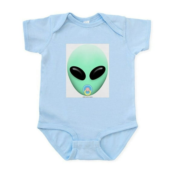 CafePress - Baby Alien Infant Bodysuit - Baby Light Bodysuit, Size Newborn - 24 Months