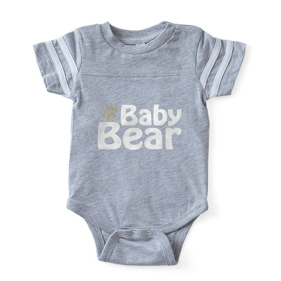 CafePress - Baby Bear2 - Cute Infant Baby Football Bodysuit