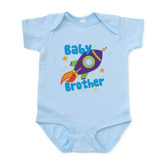 CafePress - Baby Brother Rocket Infant Bodysuit - Baby Light Bodysuit, Size Newborn - 24 Months