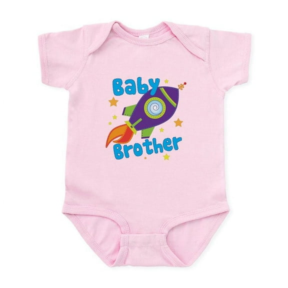 CafePress - Baby Brother Rocket Infant Bodysuit - Baby Light Bodysuit, Size Newborn - 24 Months