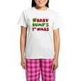 thumbnail image 1 of CafePress - Baby Bump 1St Christmas Pajamas - Women's Short Sleeve Print T-Shirt and Pants Light Cotton Pajama Set, 1 of 7