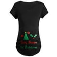 thumbnail image 1 of CafePress - Baby Bumps First Christmas Maternity T Shirt - Maternity Dark T-Shirt, 1 of 3