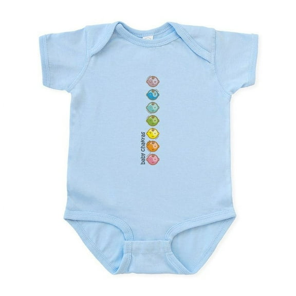 CafePress - Baby Chakras Rainbow Infant Bodysuit - Baby Light Bodysuit, Size Newborn - 24 Months