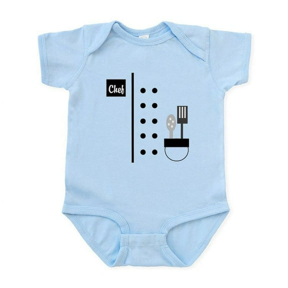 CafePress - Baby Chef Body Suit - Baby Light Bodysuit, Size Newborn - 24 Months