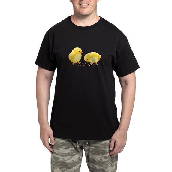 CafePress - Baby Chicks Pajamas - Men's Dark Loose Fit Cotton Pajama Set