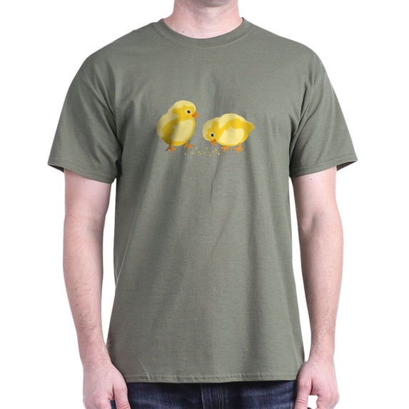 CafePress - Baby Chicks T Shirt - Men's Classic Graphic Cotton T-Shirt