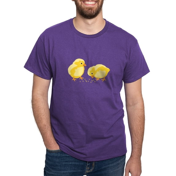 CafePress - Baby Chicks T Shirt - Men's Classic Graphic Cotton T-Shirt
