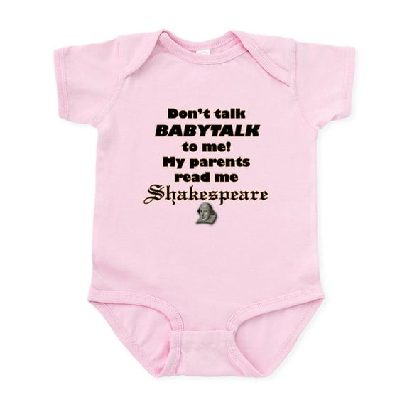 CafePress - Baby Collection Shakespeare Infant Bodysuit - Baby Light Bodysuit, Size Newborn - 24 Months