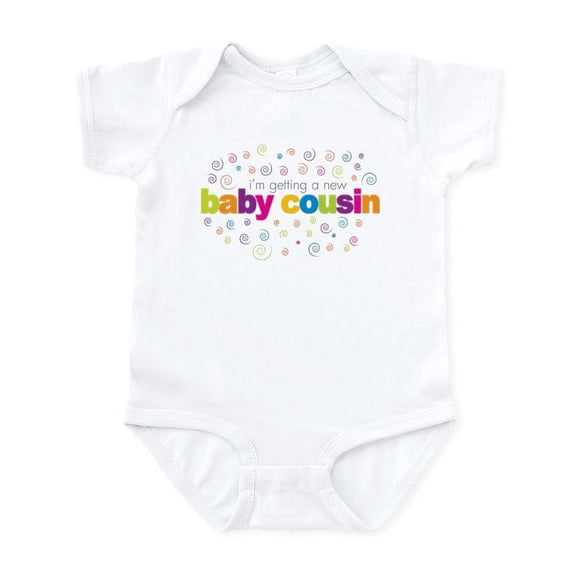 CafePress - Baby Cousin T Shirt Infant Bodysuit - Baby Light Bodysuit, Size Newborn - 24 Months
