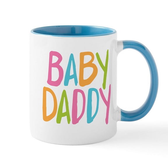 CafePress - Baby Daddy Mug - 11 oz Ceramic Mug - Novelty Coffee Tea Cup