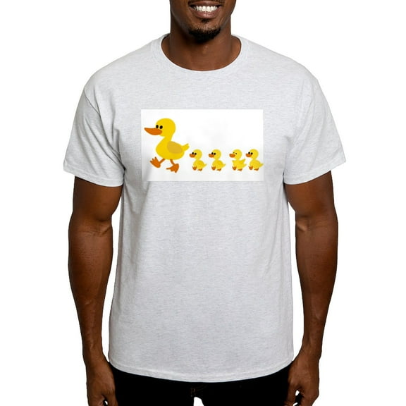 CafePress - Baby Duck Family T Shirt - Men's Classic Graphic T-Shirt