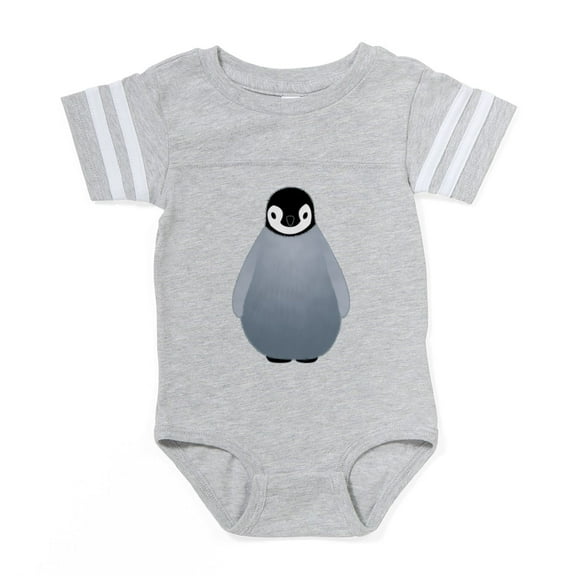 CafePress - Baby Emperor Penguin - Cute Infant Baby Football Bodysuit