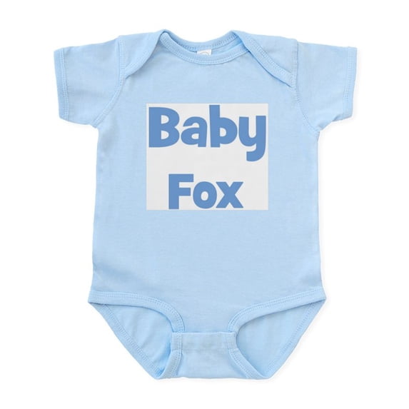 CafePress - Baby Fox (Blue) Infant Bodysuit - Baby Light Bodysuit, Size Newborn - 24 Months