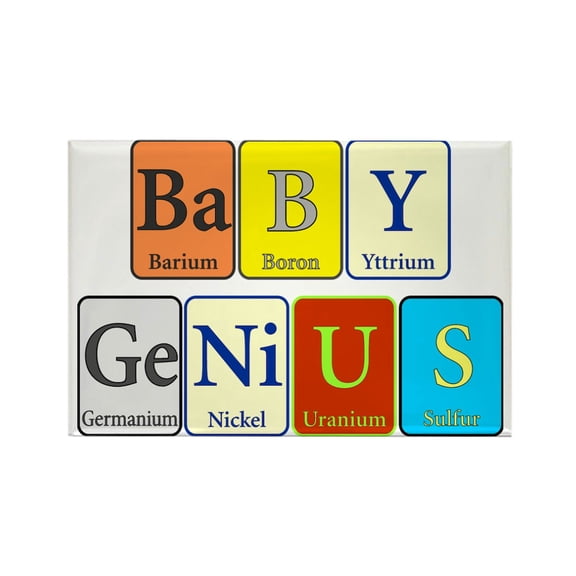 CafePress - Baby Genius - Rectangle Magnet, 2"x3" Refrigerator Magnet