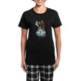 thumbnail image 1 of CafePress - Baby German Shepherd Women's Dark Pajamas - Women's Short Sleeve Print T-Shirt and Pants Dark Cotton Pajama Set, 1 of 7