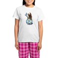 thumbnail image 1 of CafePress - Baby German Shepherd Women's Light Pajamas - Women's Short Sleeve Print T-Shirt and Pants Light Cotton Pajama Set, 1 of 7