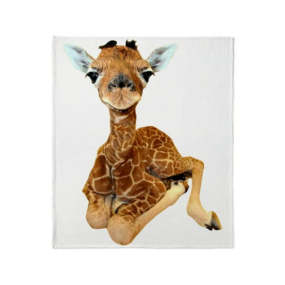 CafePress - Baby Giraffe Throw Blanket - Soft Fleece Throw Blanket, 50"x60" for All Ages