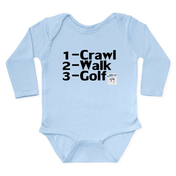 CafePress - Baby Golfer Body Suit - Long Sleeve Cotton Baby Bodysuit