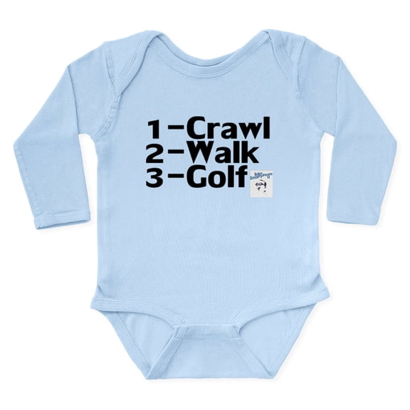 CafePress - Baby Golfer Body Suit - Long Sleeve Cotton Baby Bodysuit
