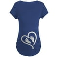 thumbnail image 1 of CafePress - Baby Heart (Maternity) Maternity T Shirt - Maternity Dark T-Shirt, 1 of 3