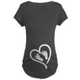 thumbnail image 1 of CafePress - Baby Heart (Maternity) Maternity T Shirt - Maternity Dark T-Shirt, 1 of 3