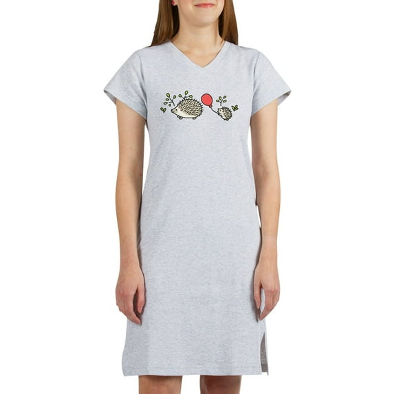 CafePress - Baby Hedgehog's Red Balloon - Women's Nightshirt