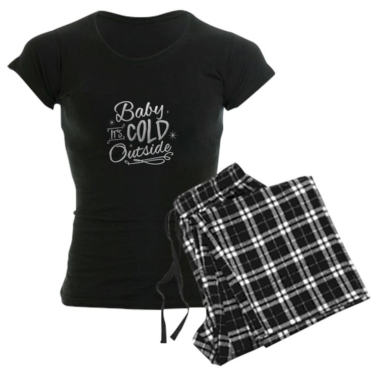 Baby it's cold top outside pajamas walmart