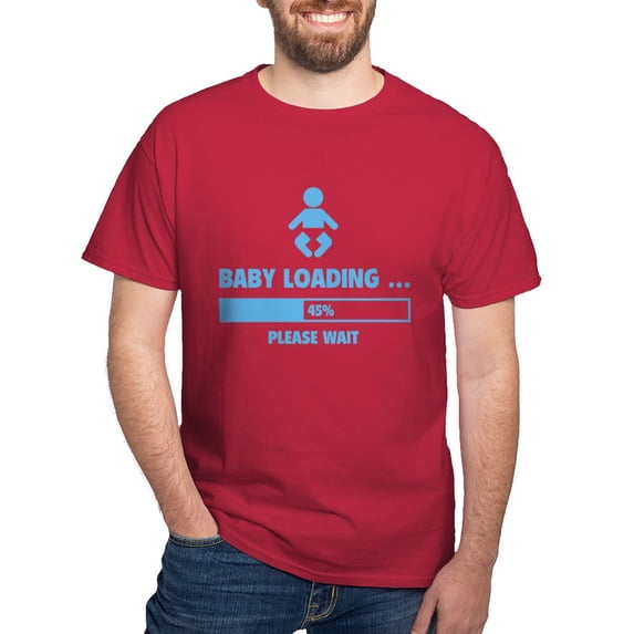 CafePress - Baby Loading Dark T Shirt - Men's Classic Graphic Cotton T-Shirt