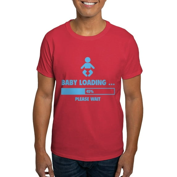 CafePress - Baby Loading Dark T Shirt - Men's Classic Graphic Cotton T-Shirt