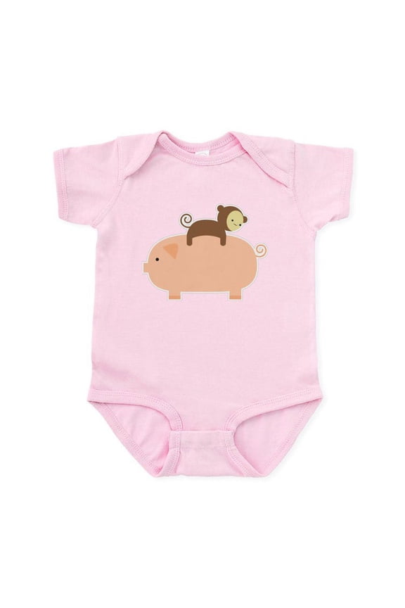 - Baby Monkey Body Suit - Baby Light Bodysuit, Size Newborn - 24 Months