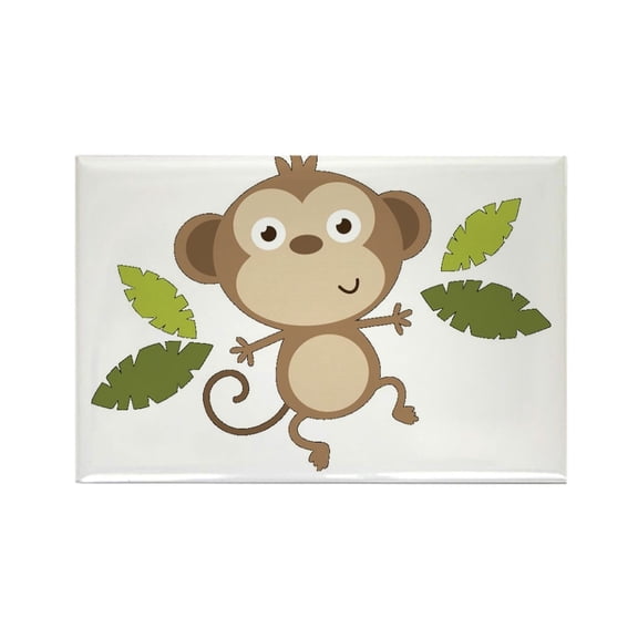 CafePress - Baby Monkey - Rectangle Magnet, 2"x3" Refrigerator Magnet