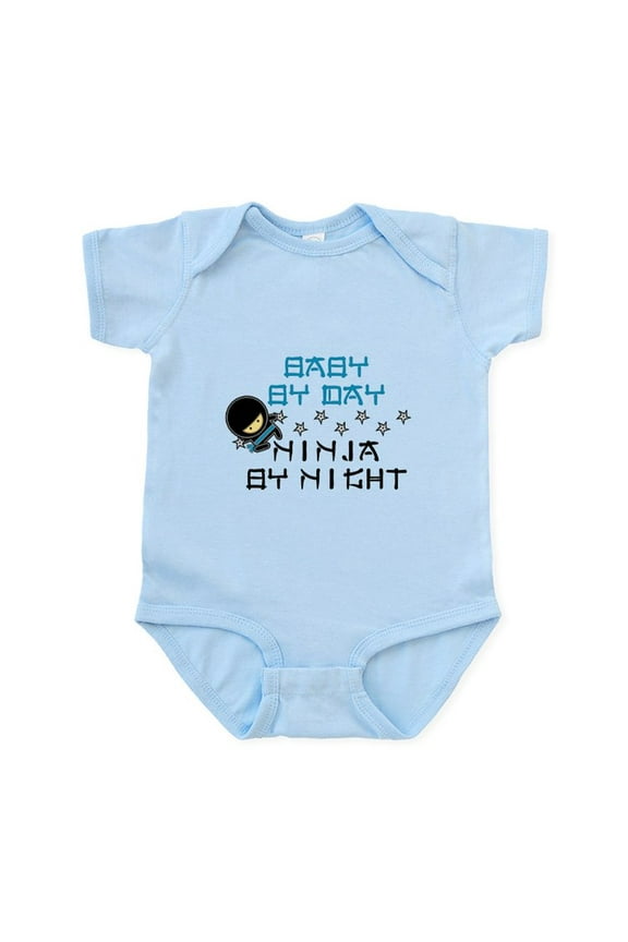 - Baby Ninja Blue Infant Bodysuit - Baby Light Bodysuit, Size Newborn - 24 Months
