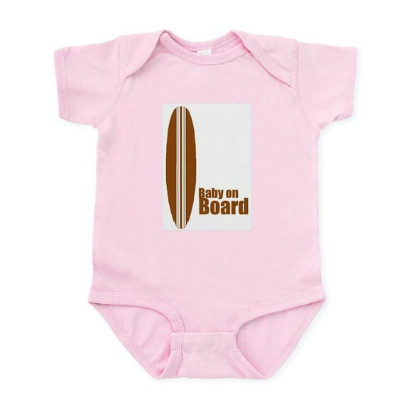 CafePress - Baby On Board' Infant Bodysuit - Baby Light Bodysuit, Size Newborn - 24 Months