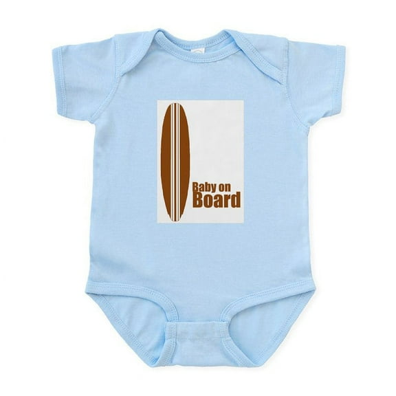 CafePress - Baby On Board' Infant Bodysuit - Baby Light Bodysuit, Size Newborn - 24 Months